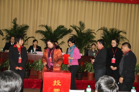 党员举行投票选举