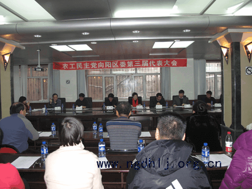 农工党佳木斯市向阳区召开第三次党员代表大会