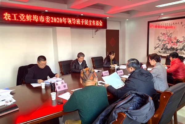 农工党蚌埠市委召开2020年领导班子民主生活会报道.jpg