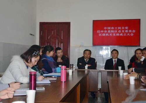 农工党巴中市恩阳区机关支部成立