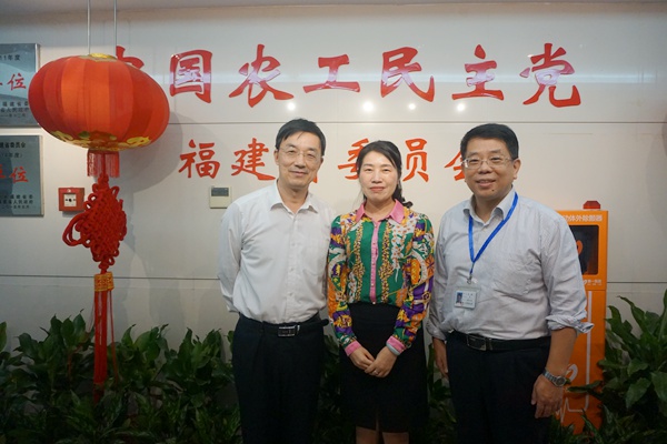 农工党福建省委会主委刘献祥会见中共南平市委常委,统战部部长庄莉